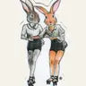 Affectionate Animals Stickers