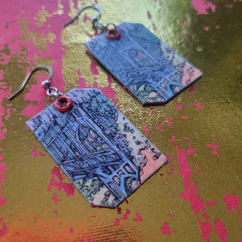 Handpainted Earrings CC