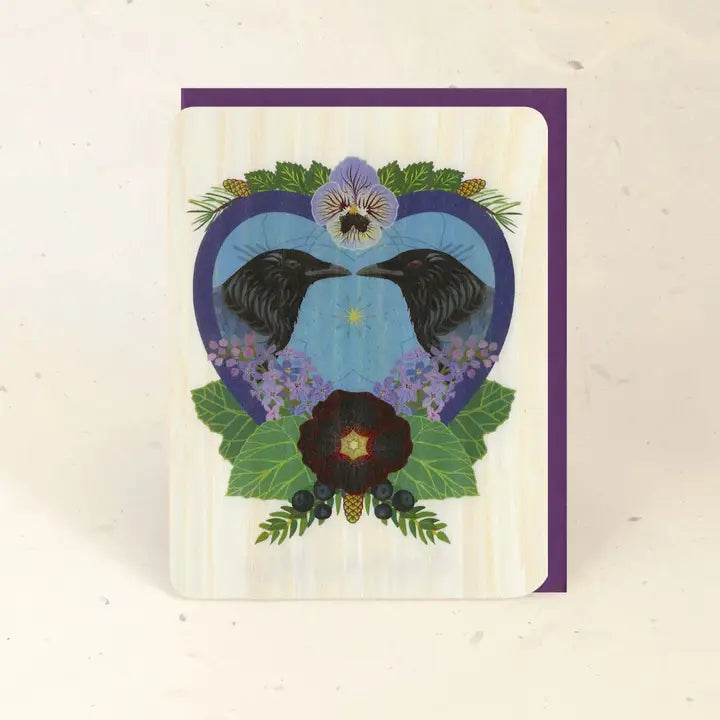 Sustainable Wood Greeting Card