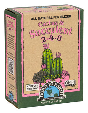 Down to Earth Cactus & Succulent Fertilizer 2-4-8