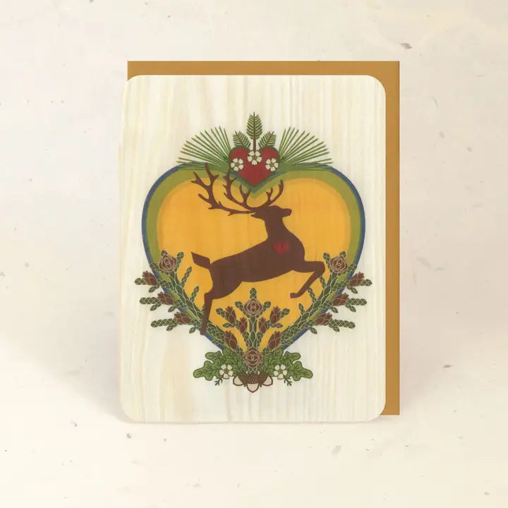 Sustainable Wood Greeting Card