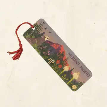 Eco-Friendly Fine Art Wood Bookmark with Tassel