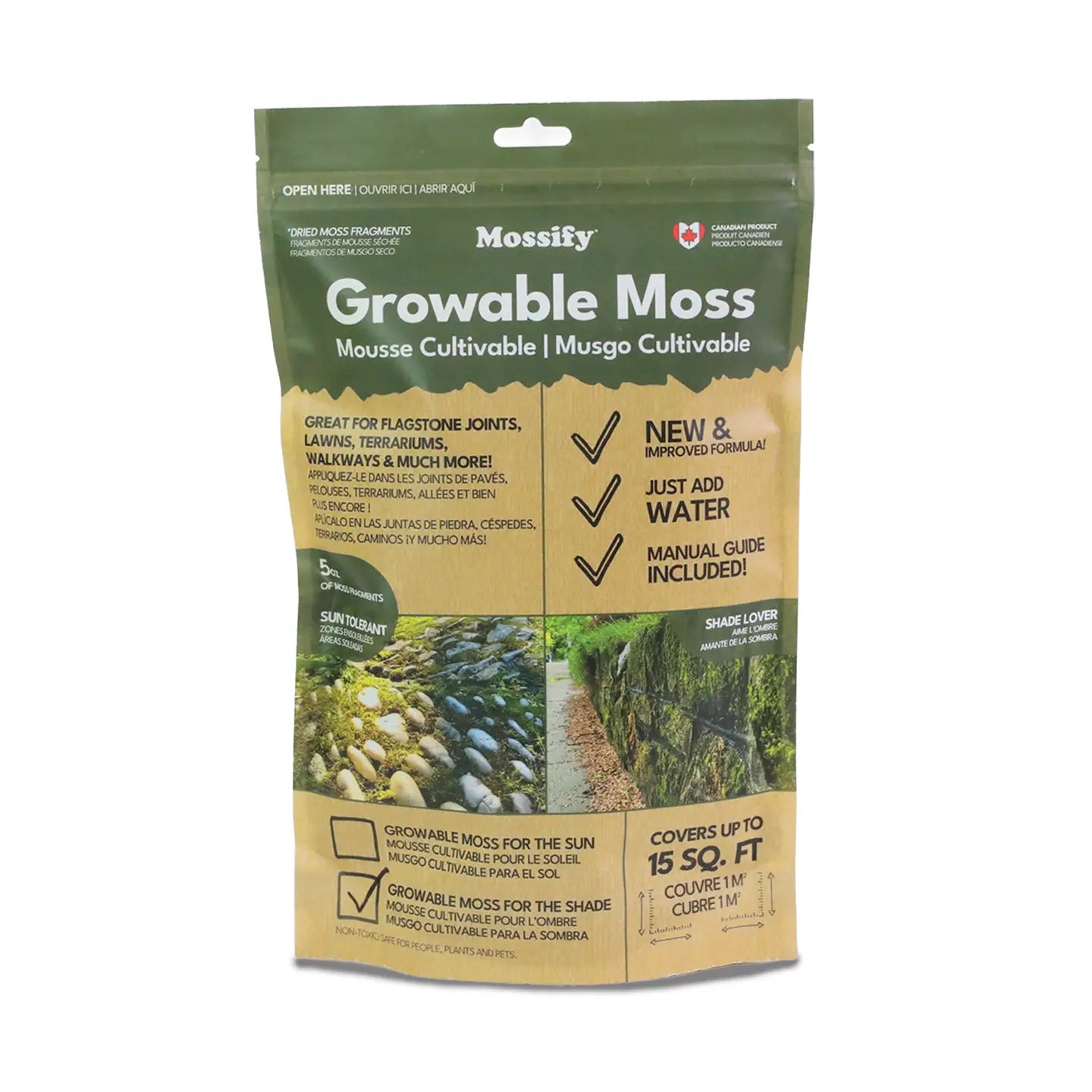 Growable Moss For Shade