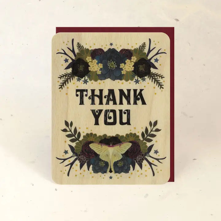 Sustainable Wood Greeting Card