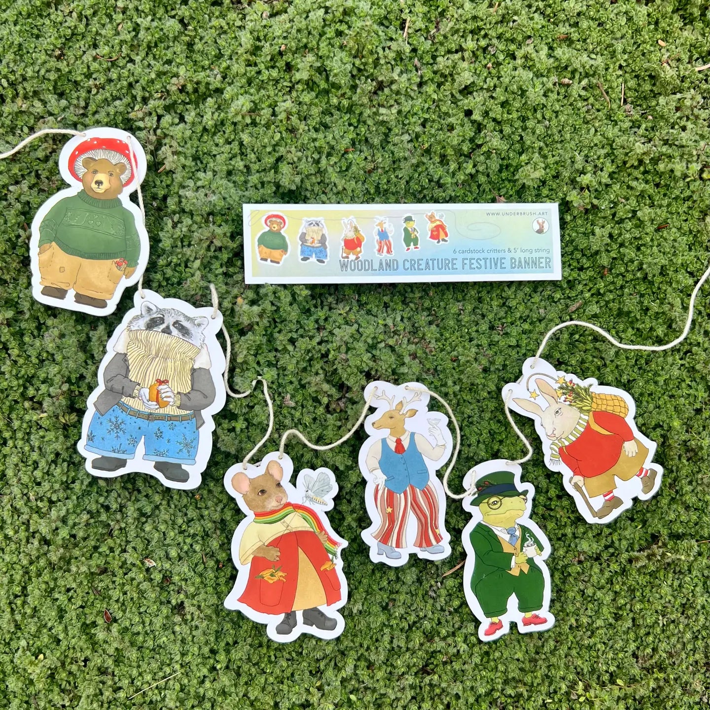 Underbrush Art Festive Banner