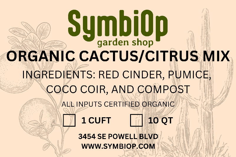 citrus and cactus soil SymbiOp Peat-Free Organic Cactus Soil Mix 10qt