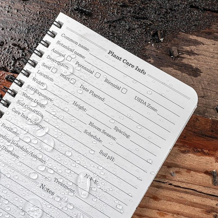 Side Spiral Garden Planner Notebook