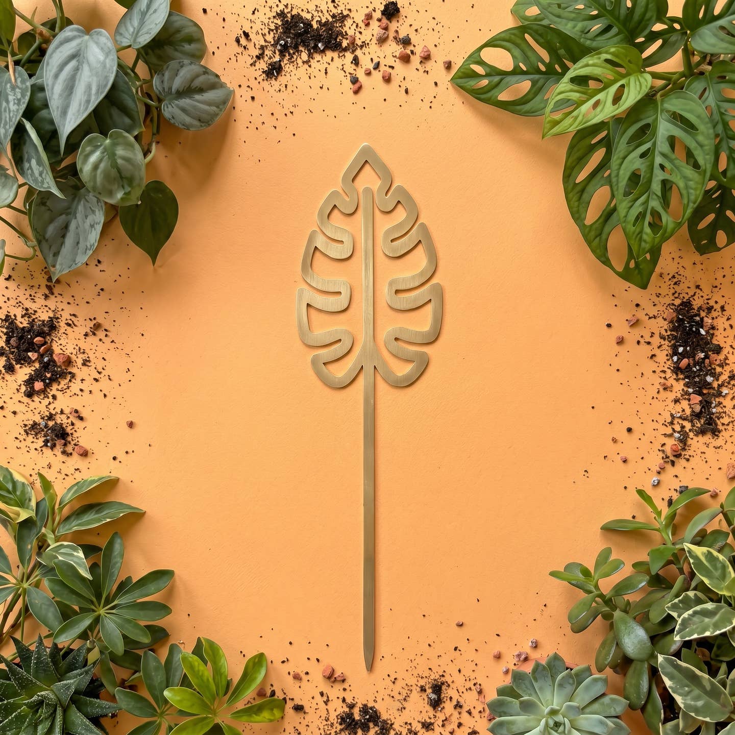 Grow Pole: Monstera Leaf