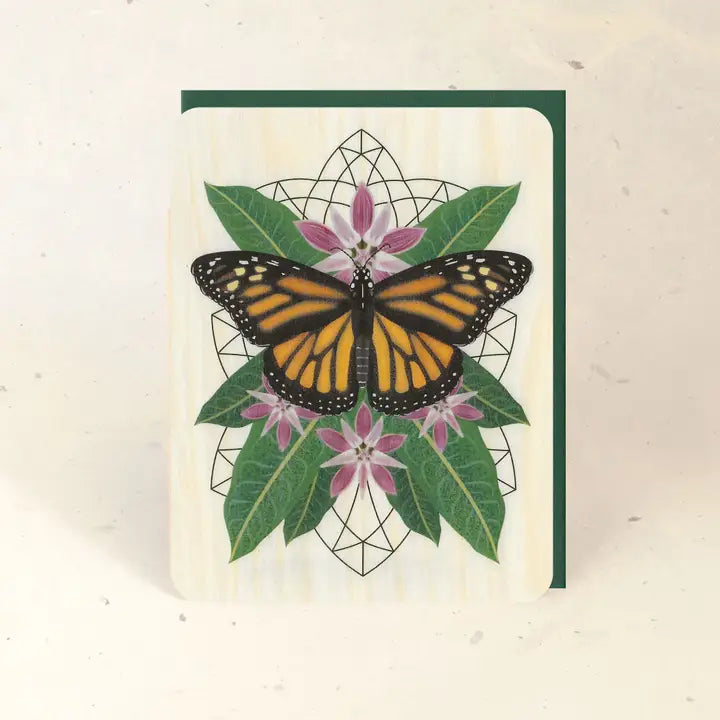 Sustainable Wood Greeting Card