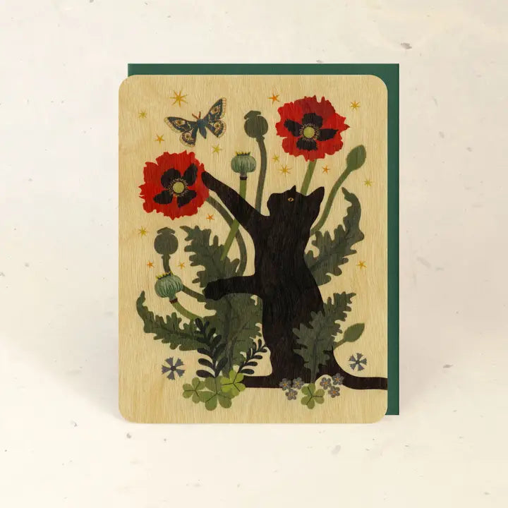 Sustainable Wood Greeting Card