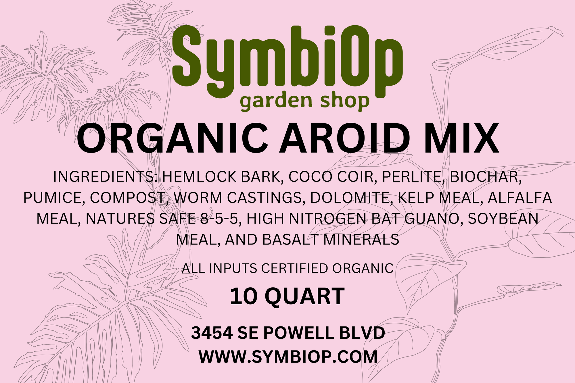 SymbiOp Peat-Free Organic Aroid Mix