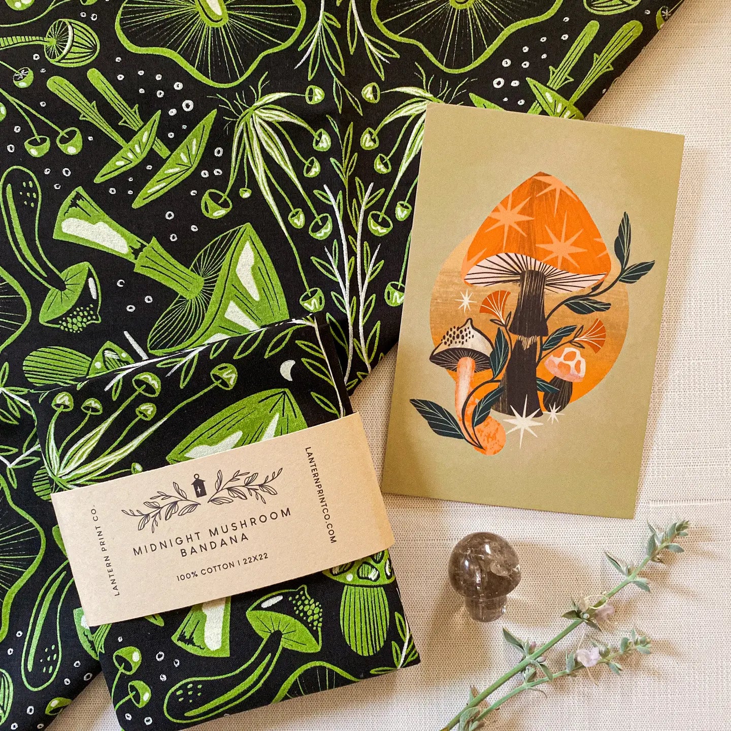 Lantern Print Co. Bandana