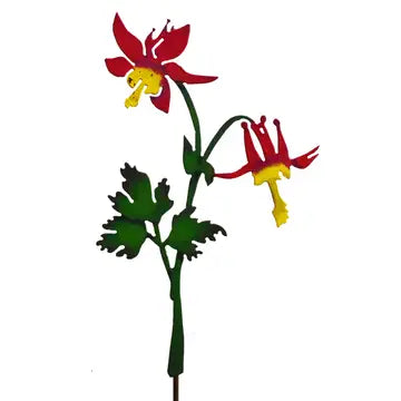 Hand Painted Wildflower Stake