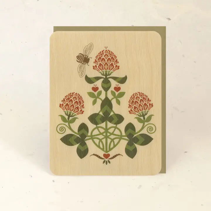 Sustainable Wood Greeting Card