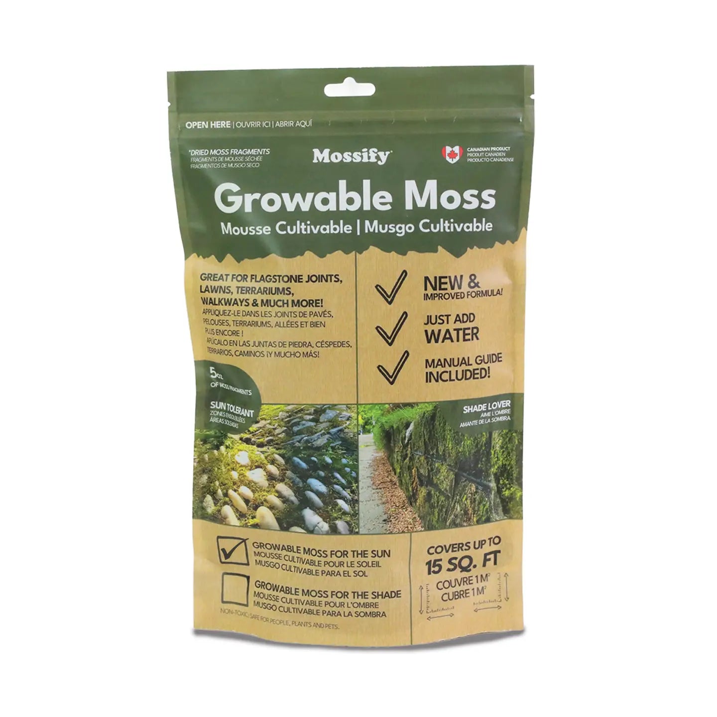 Growable Moss For Sun