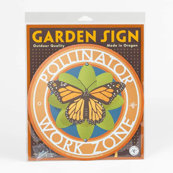 Garden Sign- Butterfly Pollinator Work Zone