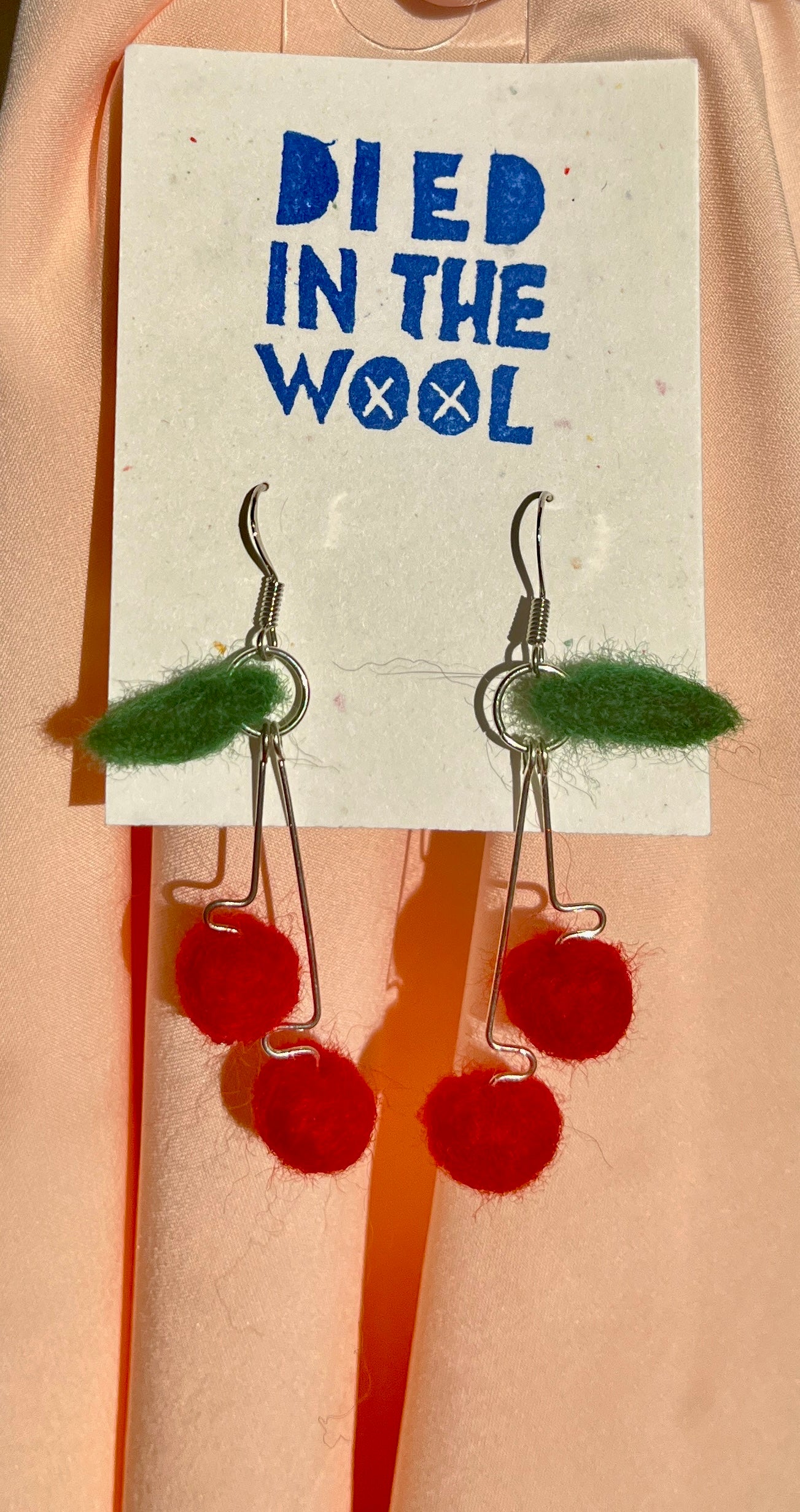 Died In The Wool Earrings CC