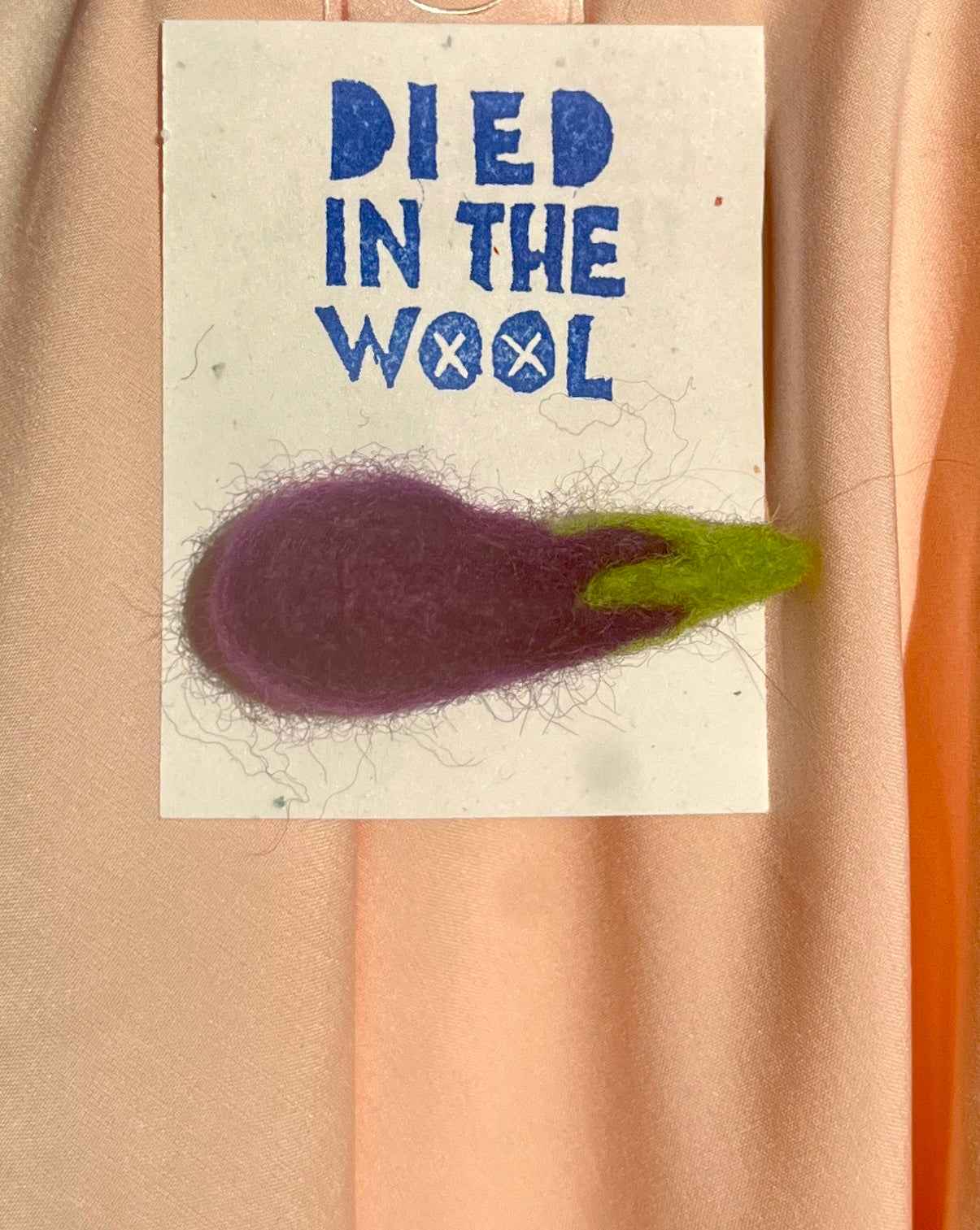 Died In The Wool Pin CC