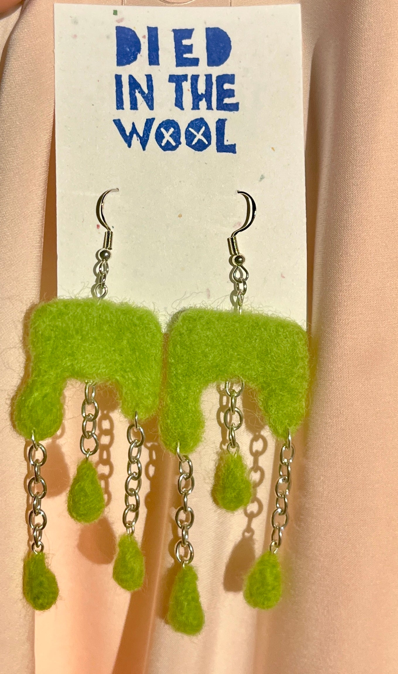 Died In The Wool Earrings CC