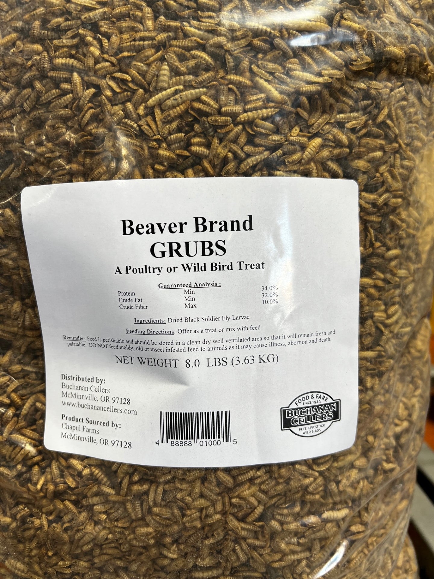 Beaver Brand Grubs