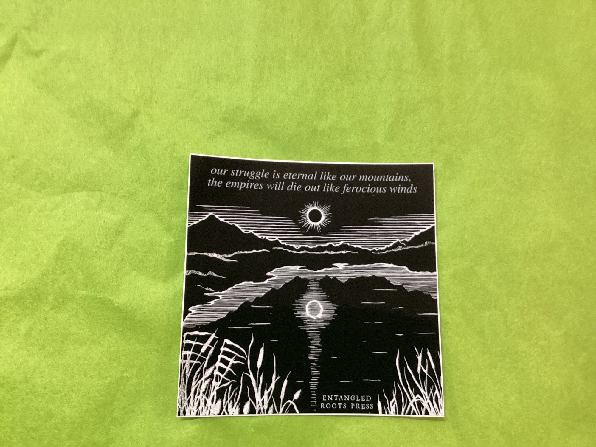 Entangled Roots Press Stickers CC