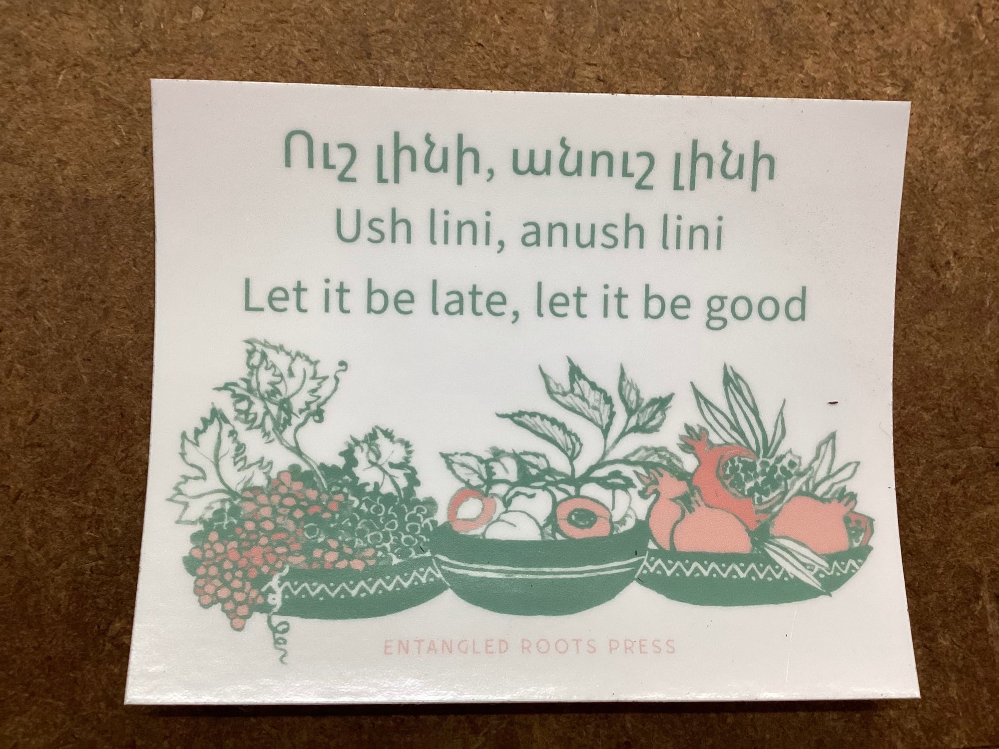 Entangled Roots Press Stickers CC