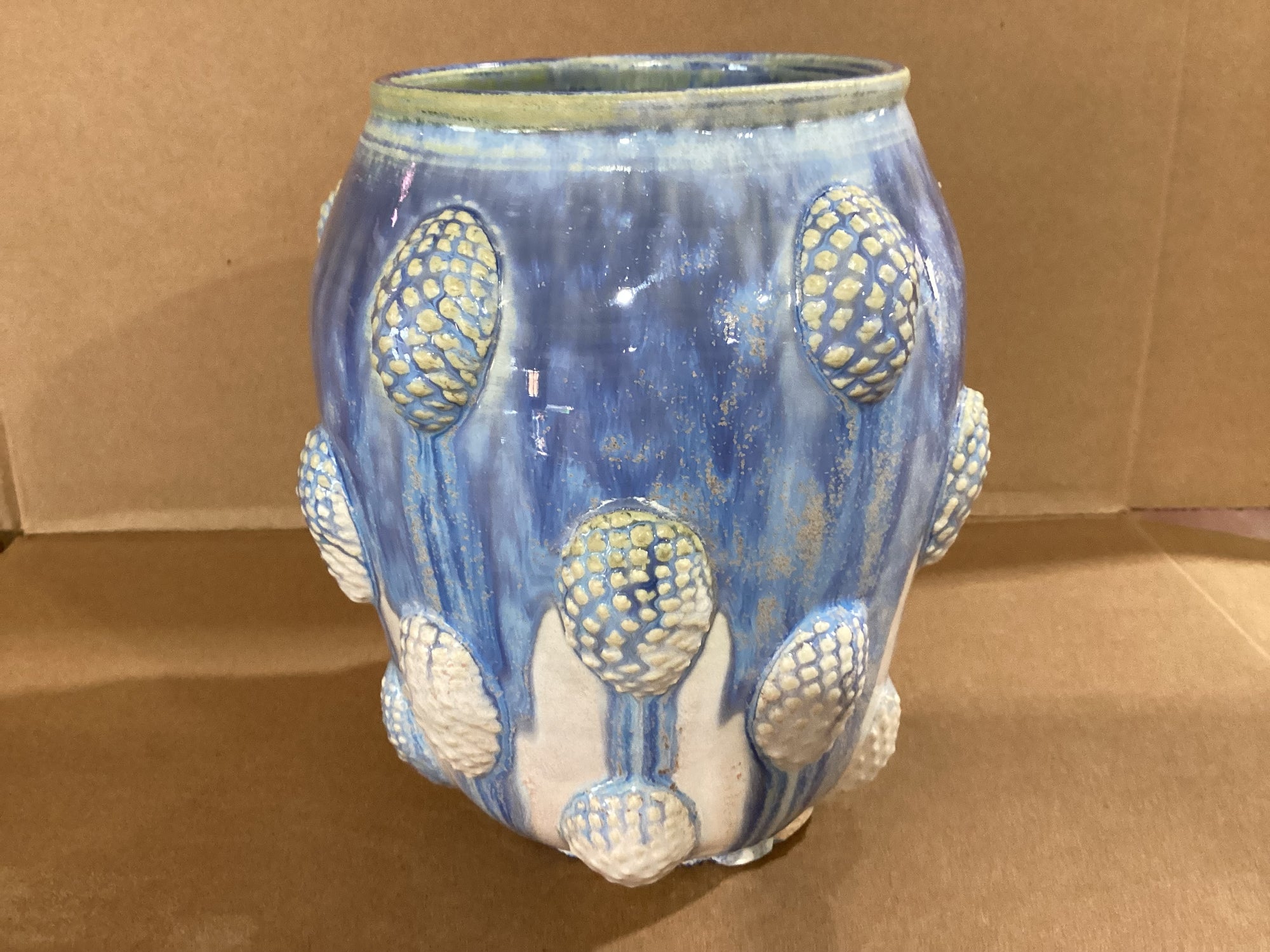 Blue and White Vase Planter CC