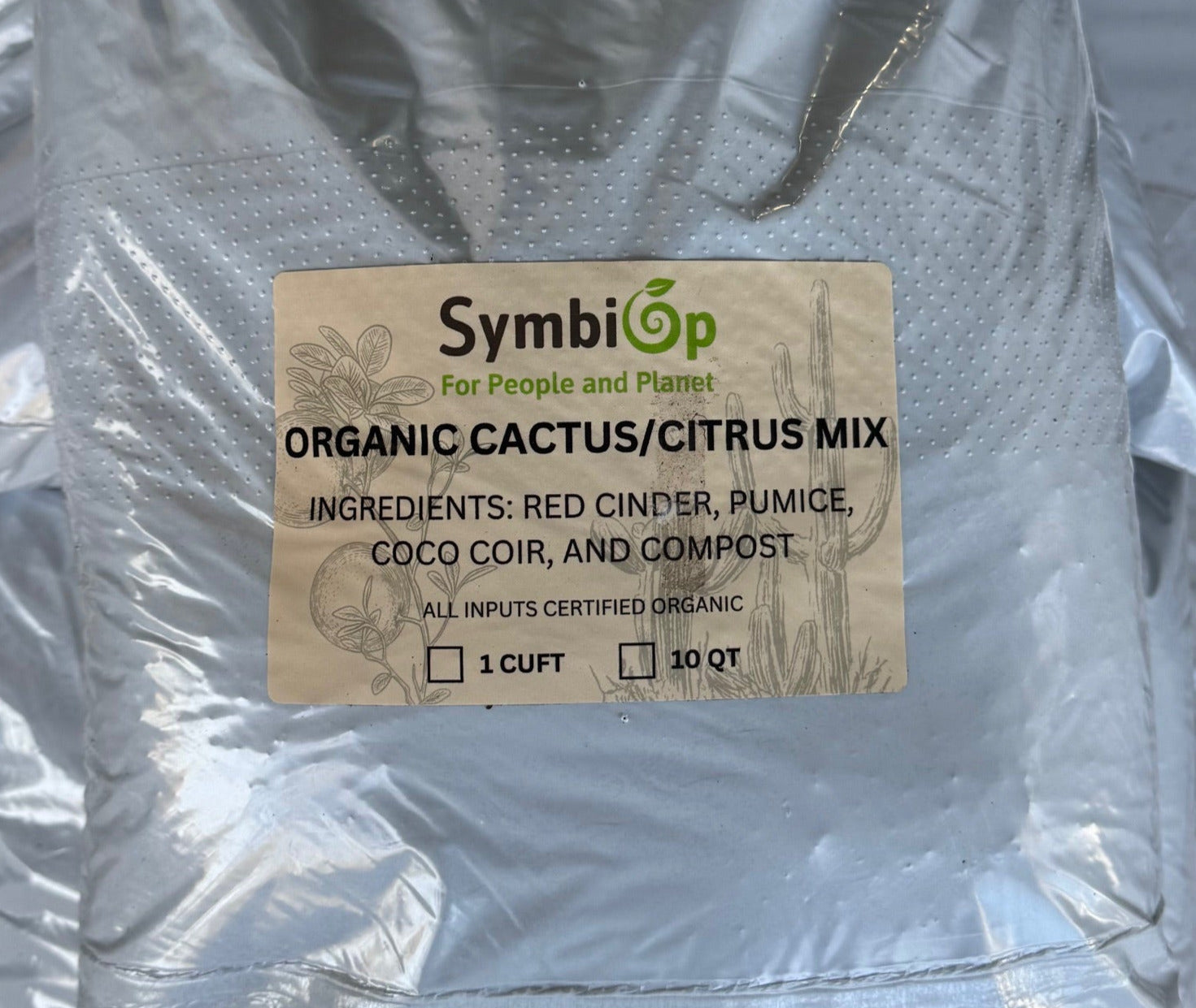 SymbiOp Peat-Free Organic Cactus Soil Mix