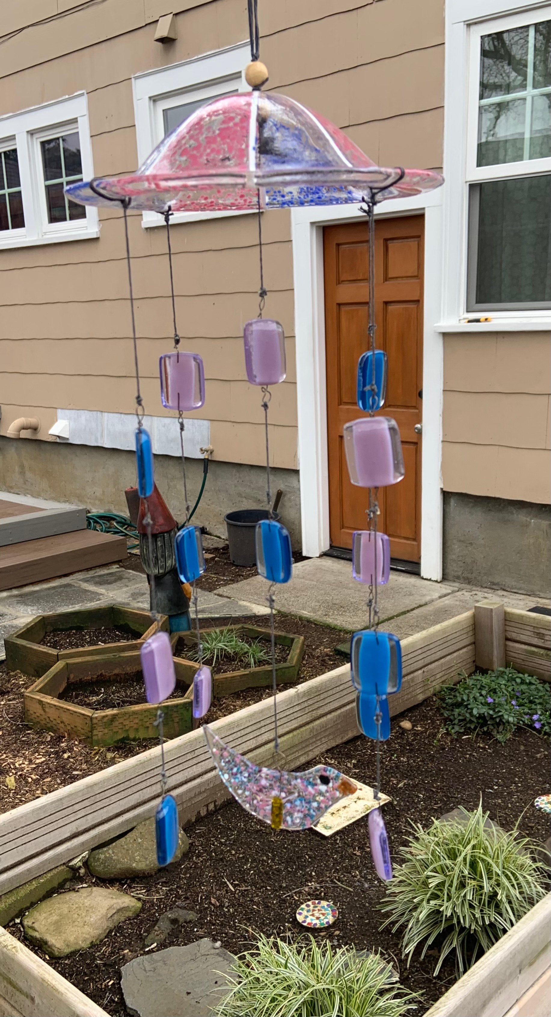 Handmade Glass Windchime CC
