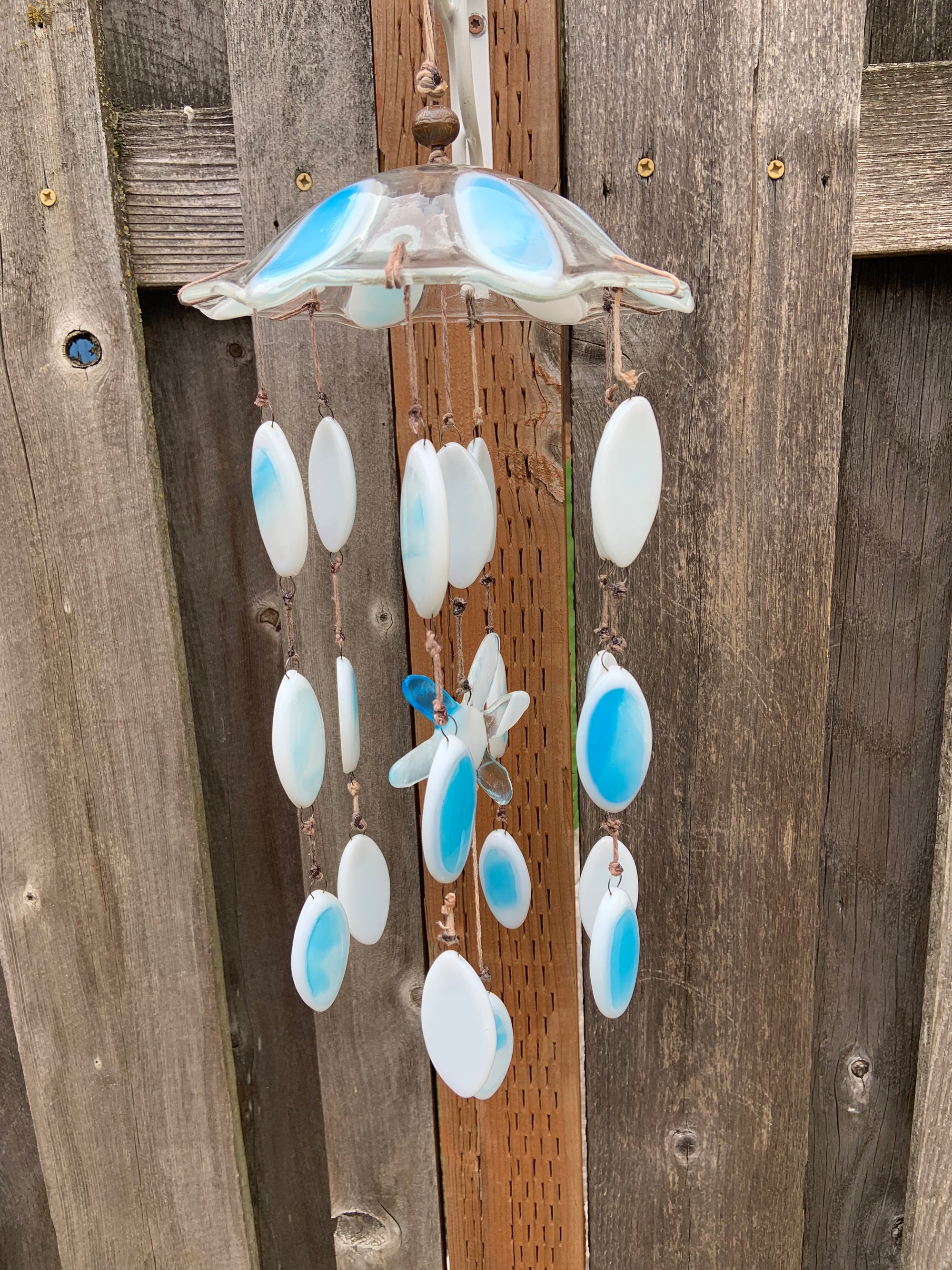 Handmade Glass Windchime CC