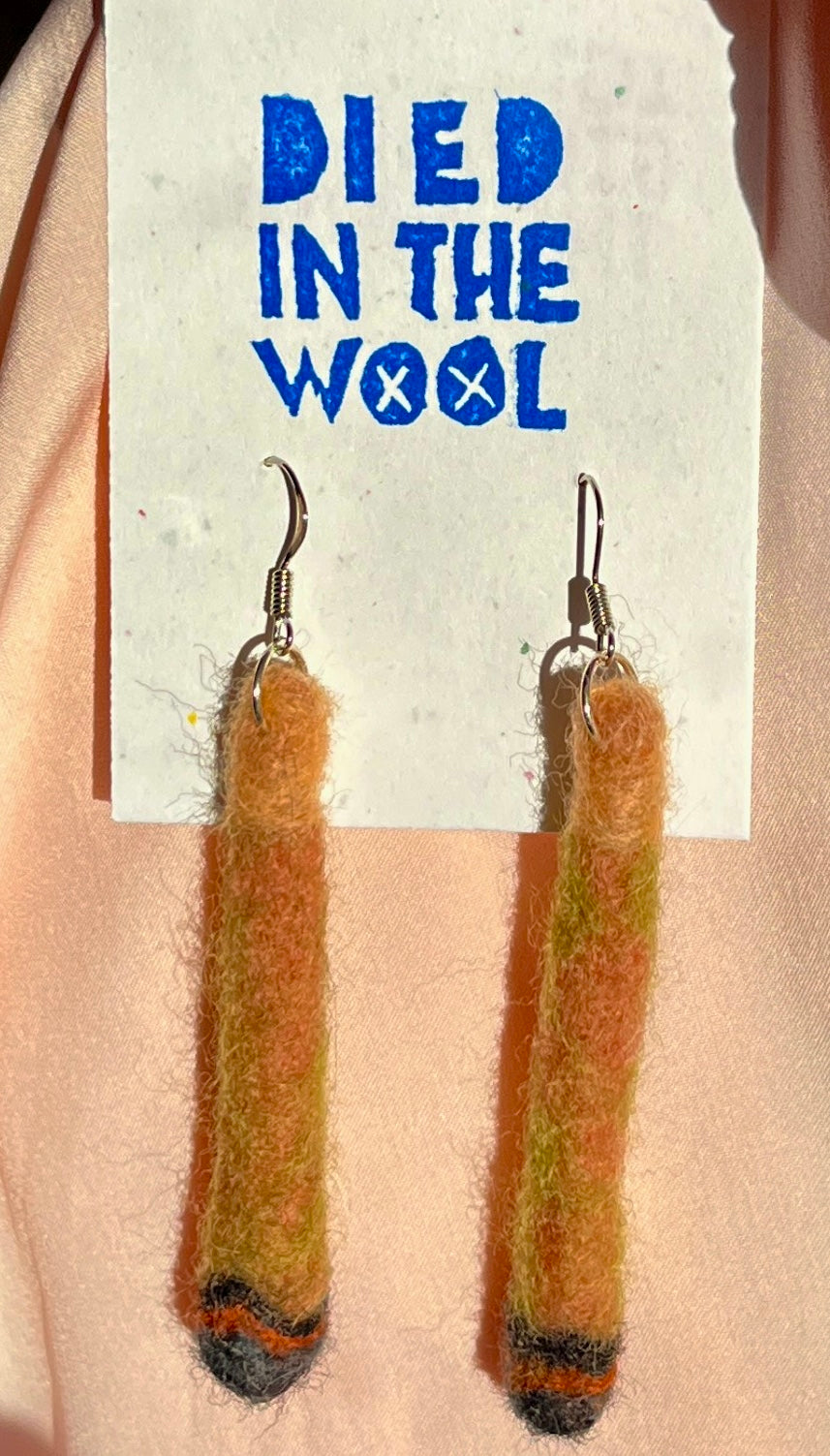Died In The Wool Earrings CC