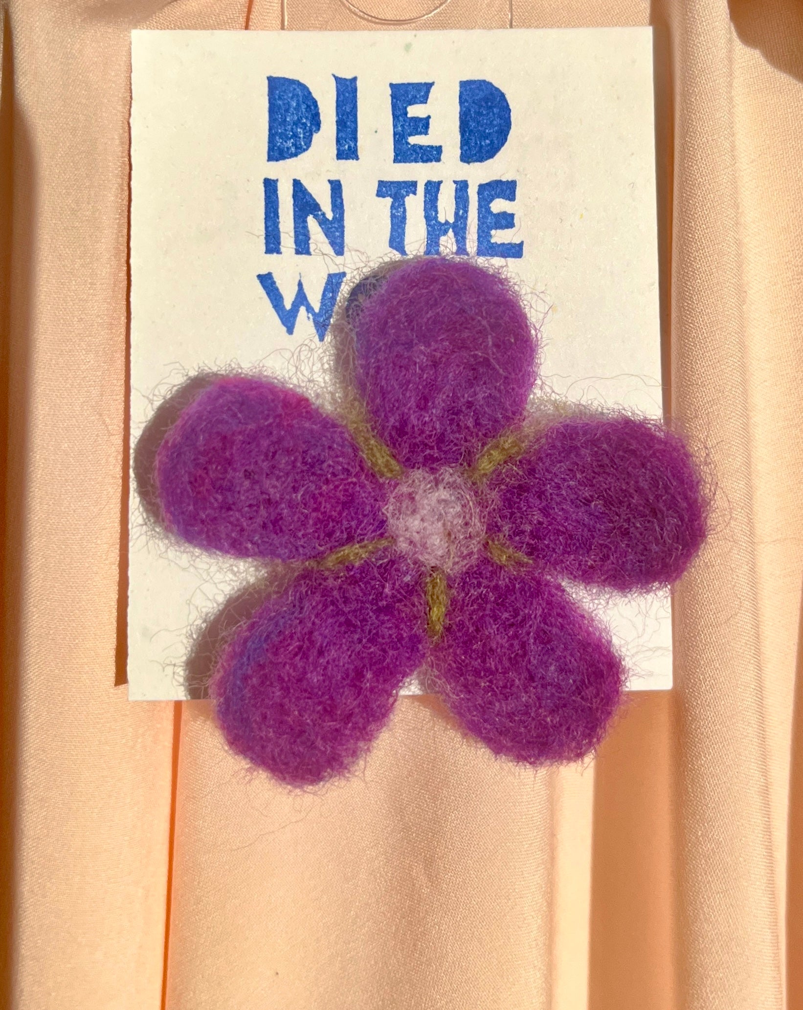 Died In The Wool Pin CC