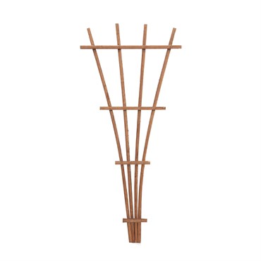 Panacea Wood Fan Garden Trellis