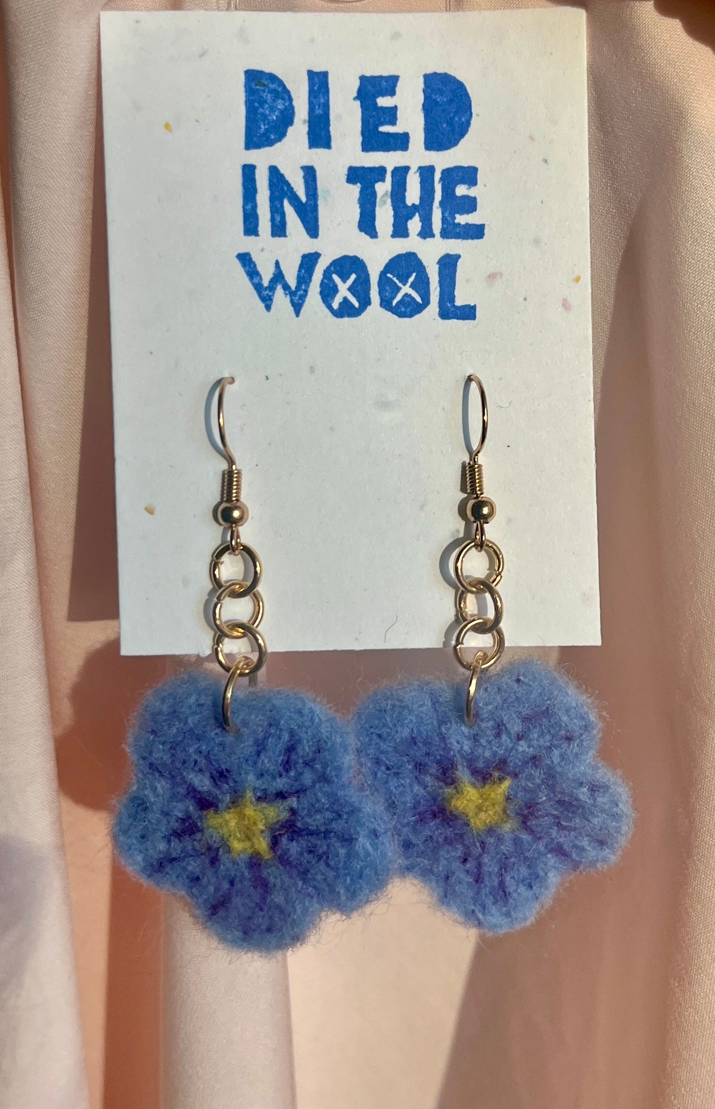 Died In The Wool Earrings CC