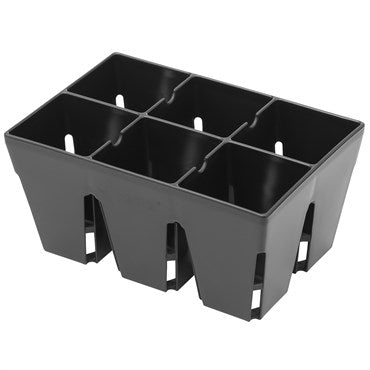 plastic planter inserts square Sunpack 6 cell Mega Square Insert