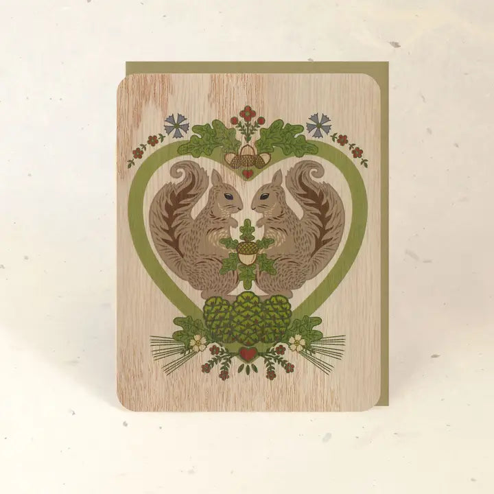 Sustainable Wood Greeting Card