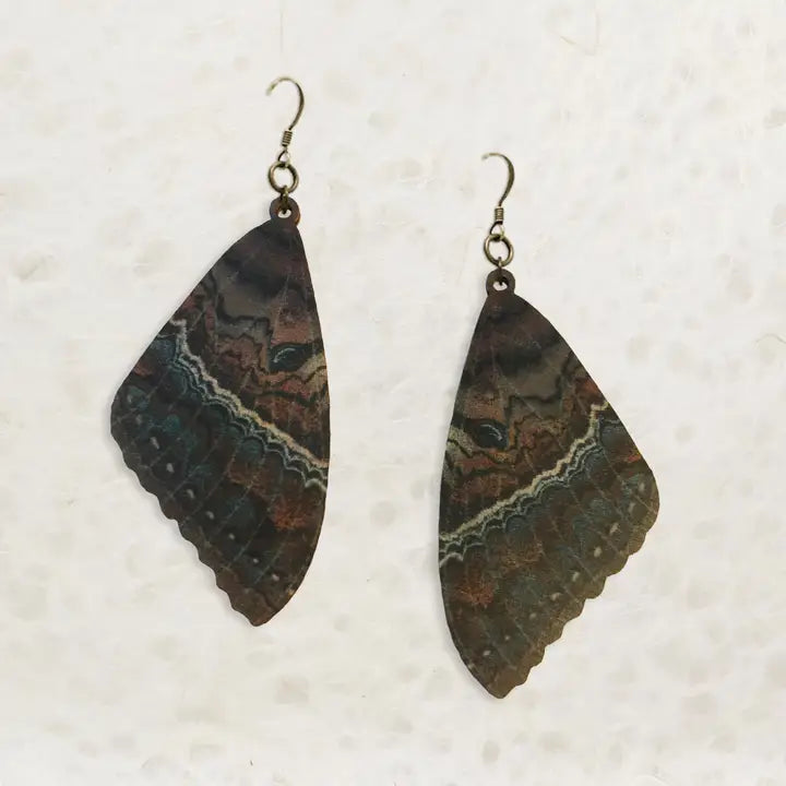 Eco Friendly Wood Earrings