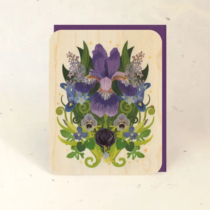 Sustainable Wood Greeting Card