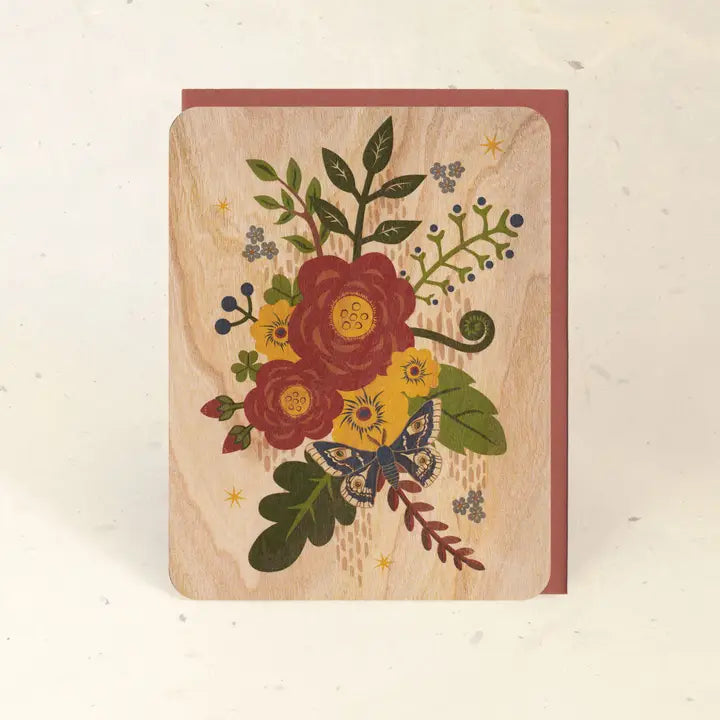 Sustainable Wood Greeting Card
