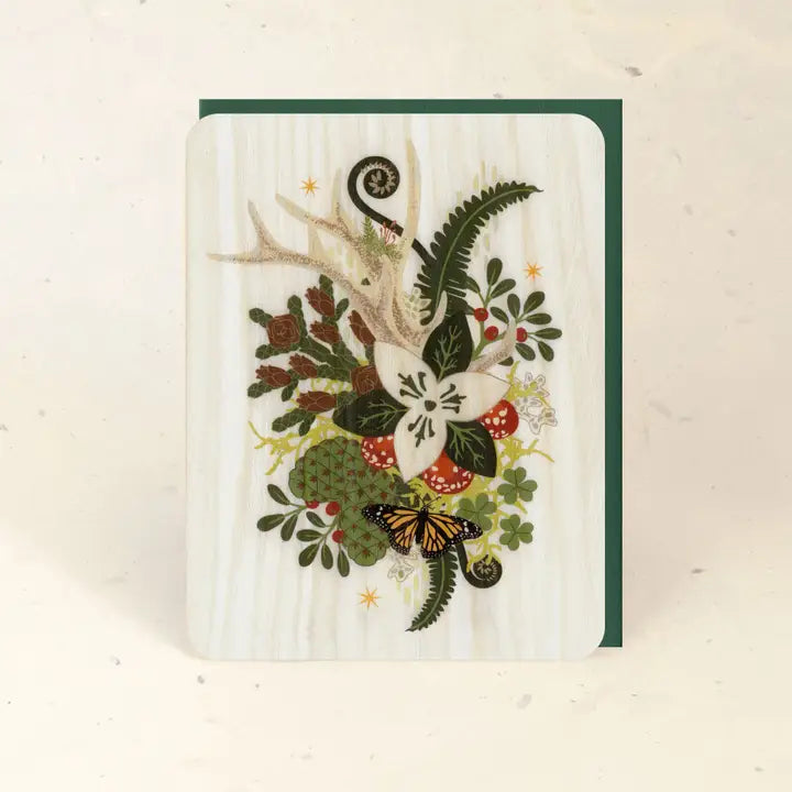Sustainable Wood Greeting Card