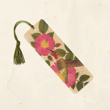 Eco-Friendly Fine Art Wood Bookmark with Tassel