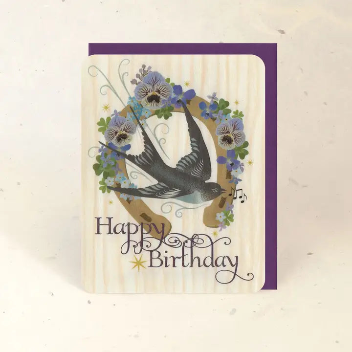 Sustainable Wood Greeting Card