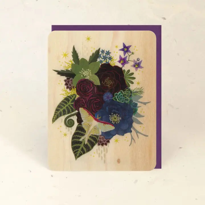 Sustainable Wood Greeting Card