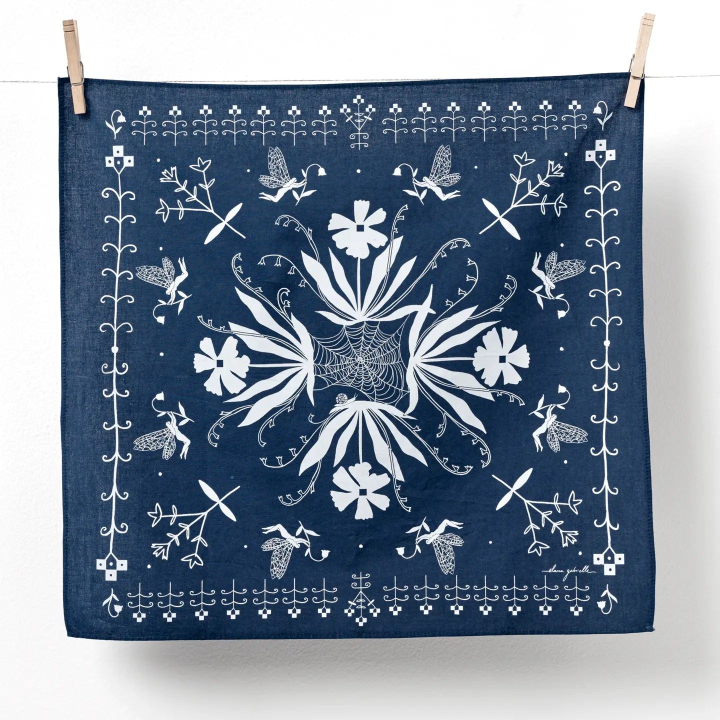 Elana Gabrielle Bandanas - Screenprinted Cotton