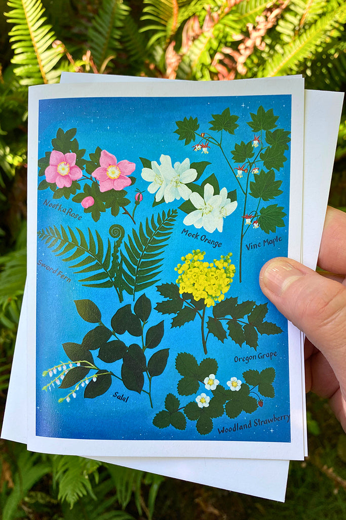 Vivid Element Greeting Cards