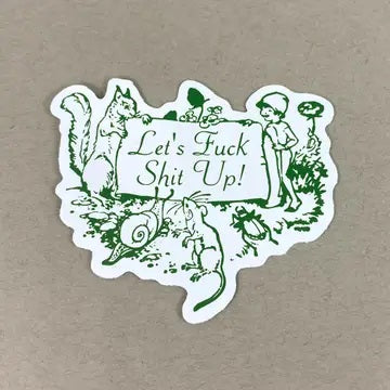 Rx Letterpress Sticker