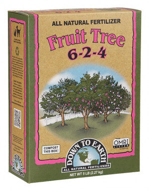 Down To Earth Fruit Tree Natural Fertilizer 6-2-4 (DTE)