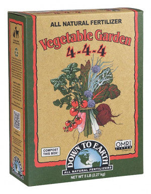 Down to Earth Vegetable Garden 4-4-4 (DTE)