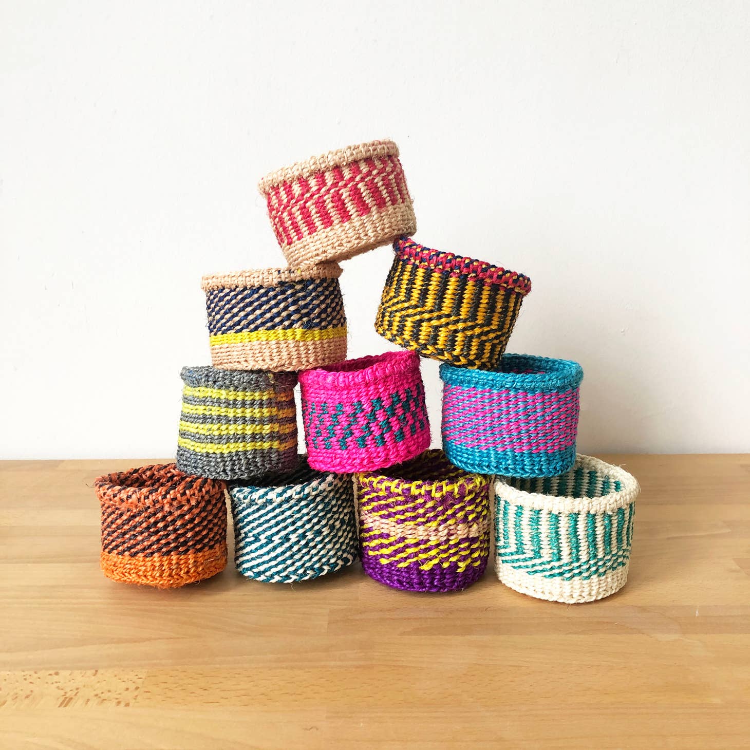 Assorted Colorful Storage Basket