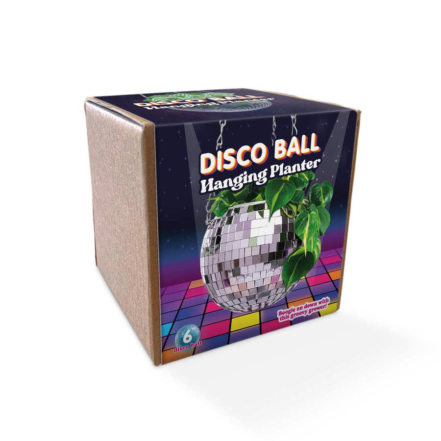 Get Down Boogie Disco Ball Sticker